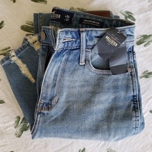 Hollister high rise mom jeans size 24